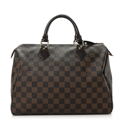 Louis Vuitton Damier Ebene Speedy 30 1 of 10