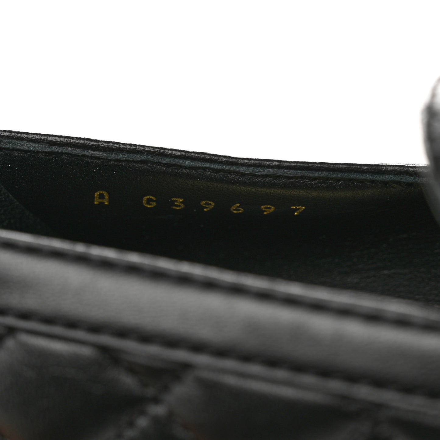 Lambskin Quilted CC Heart Loafers 36 Black