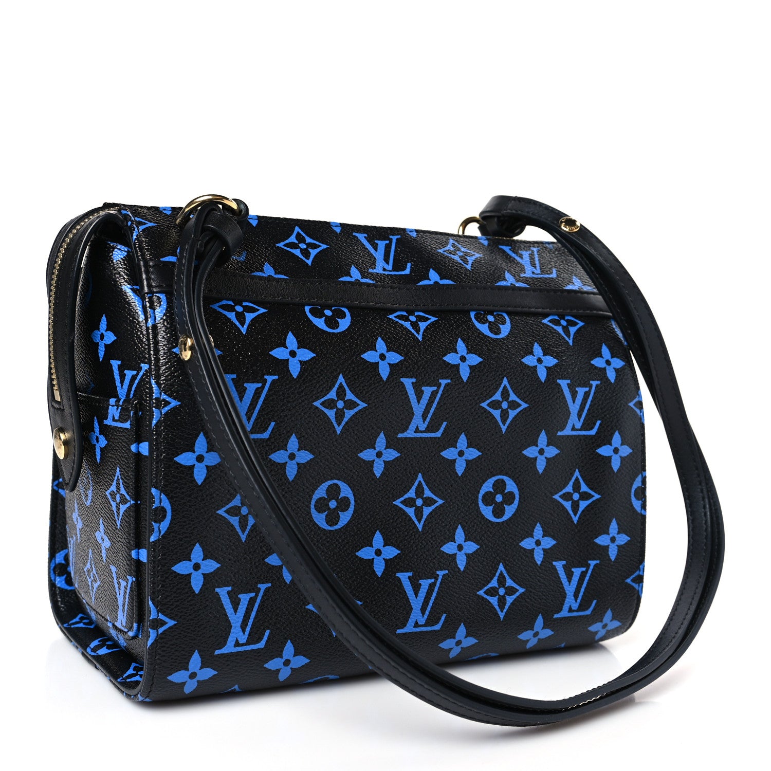 Louis Vuitton Colored Monogram Speedy Amazon PM Blue Black 3 of 8