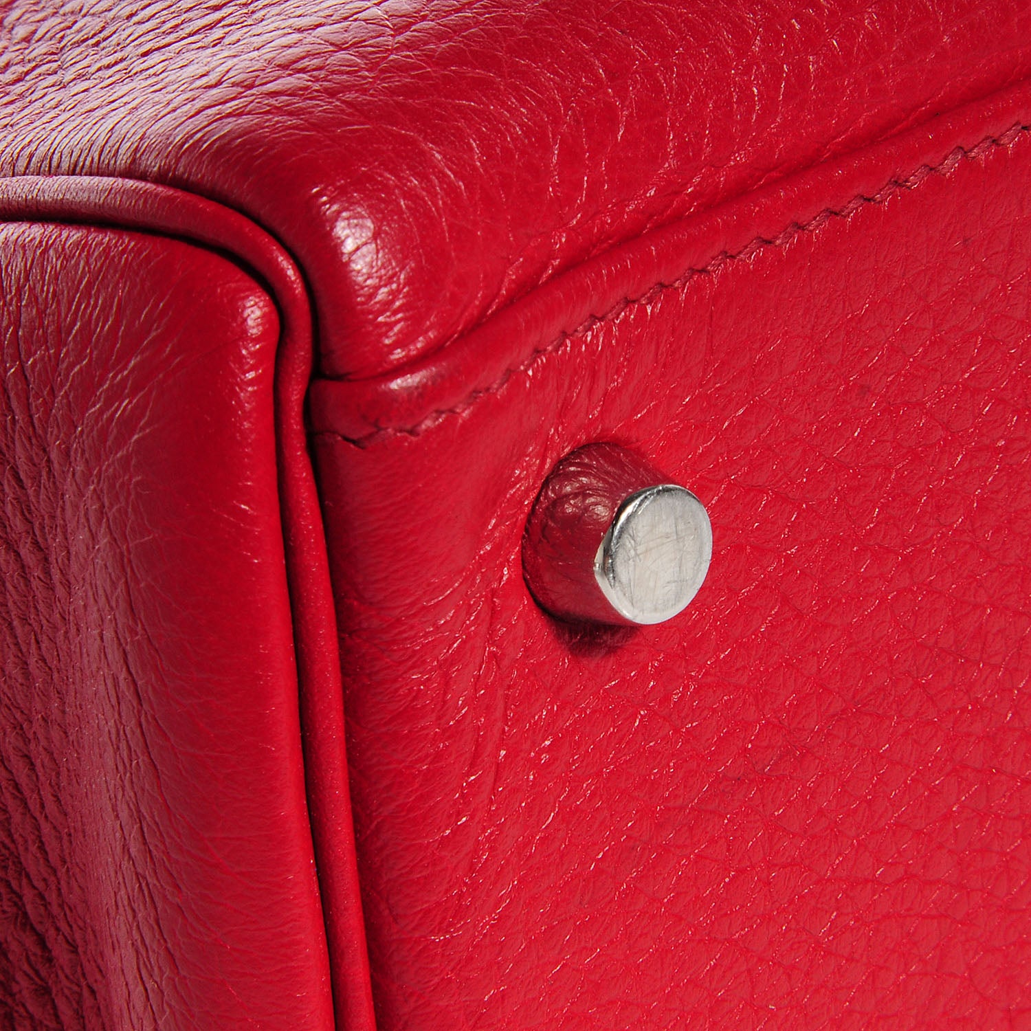 Hermes Taurillon Clemence Kelly Retourne 32 Rouge Garance 21 of 25