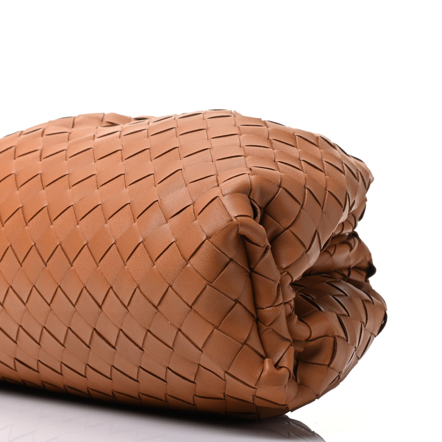 Bottega Veneta Nappa Maxi Intrecciato The Pouch Oversized Clutch Caramel 11 of 11