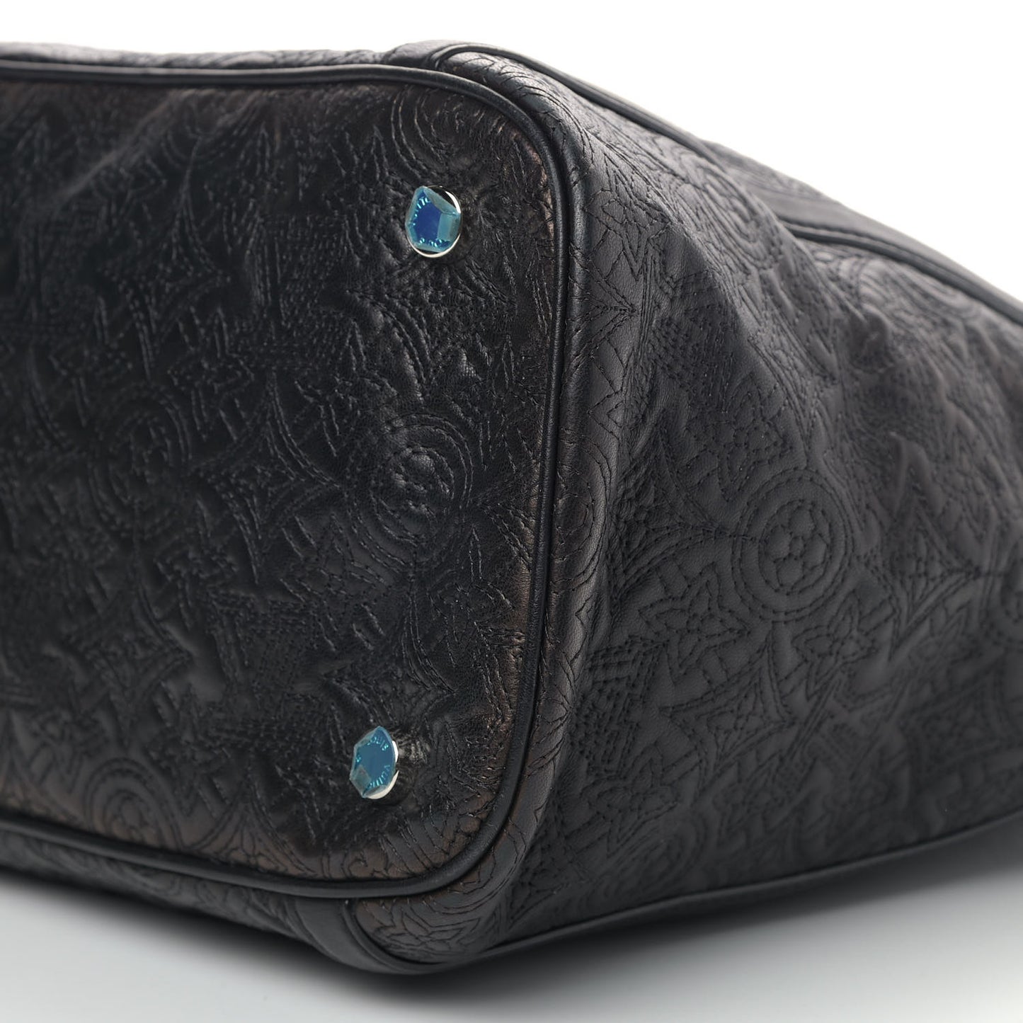 Monogram Lambskin Antheia Ixia MM Black