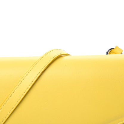 Givenchy Calfskin Goatskin Duetto Crossbody Bag Yellow 8 of 13