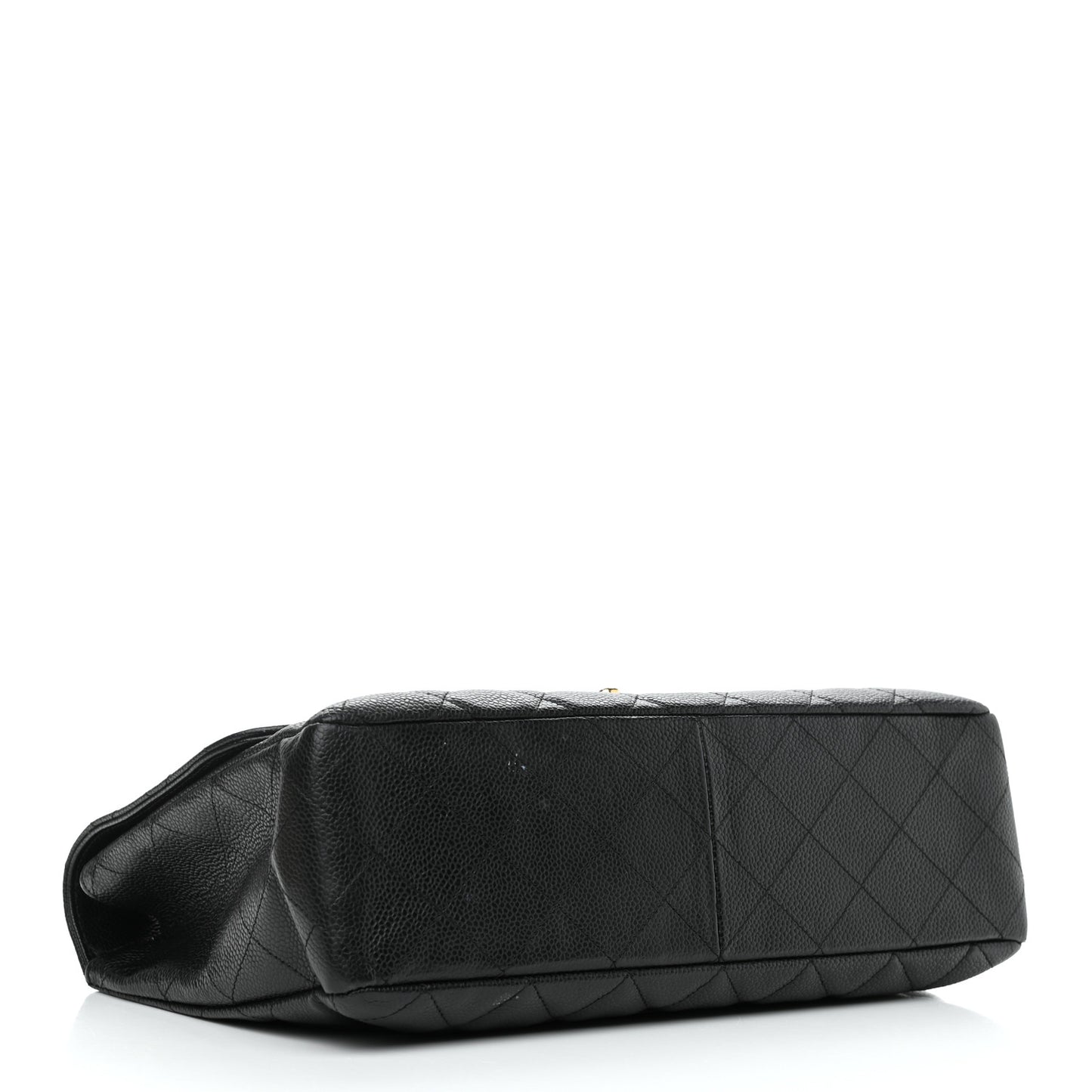 Caviar Quilted Jumbo Single Flap Black