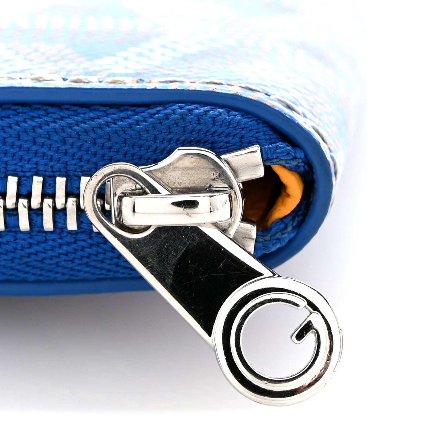 Goyard Goyardine Matignon PM Wallet Blue 8 of 9