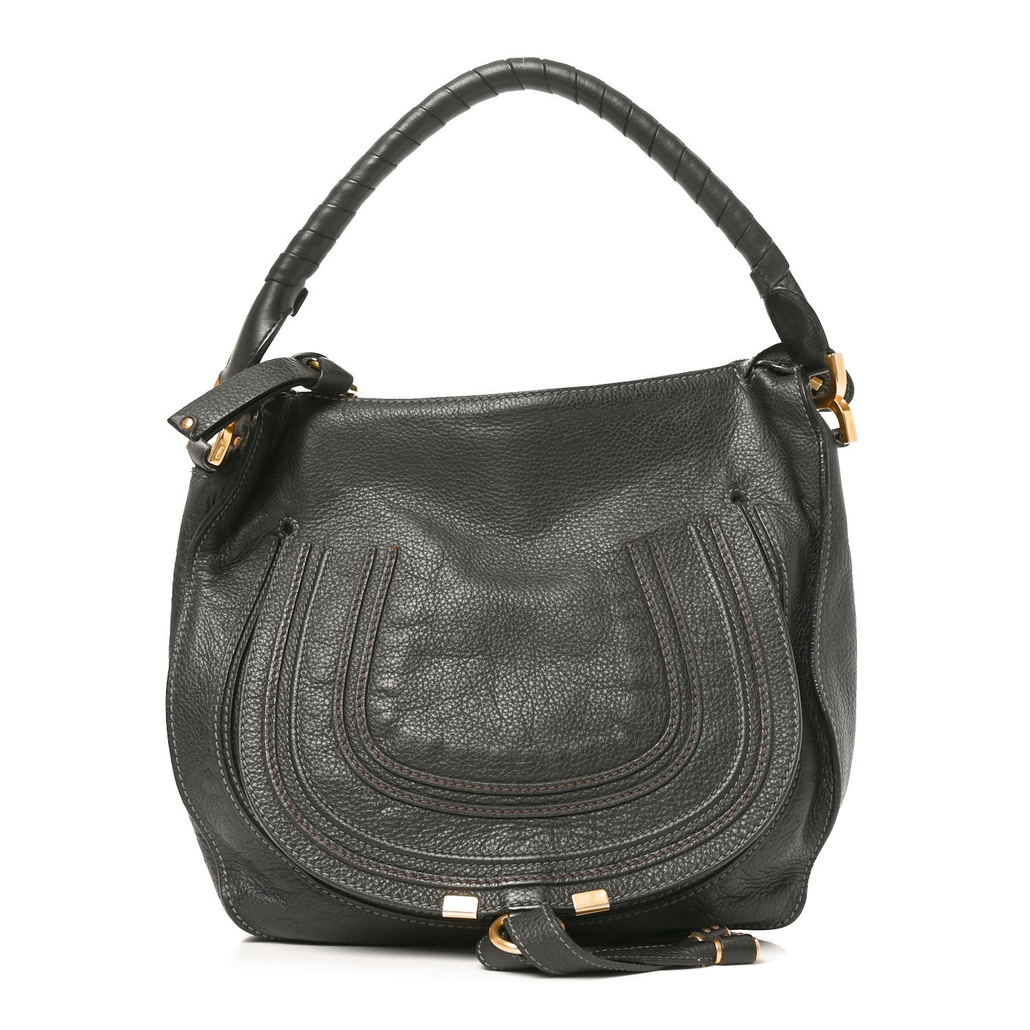 Chloe Calfskin Medium Marcie Satchel Black 1 of 10