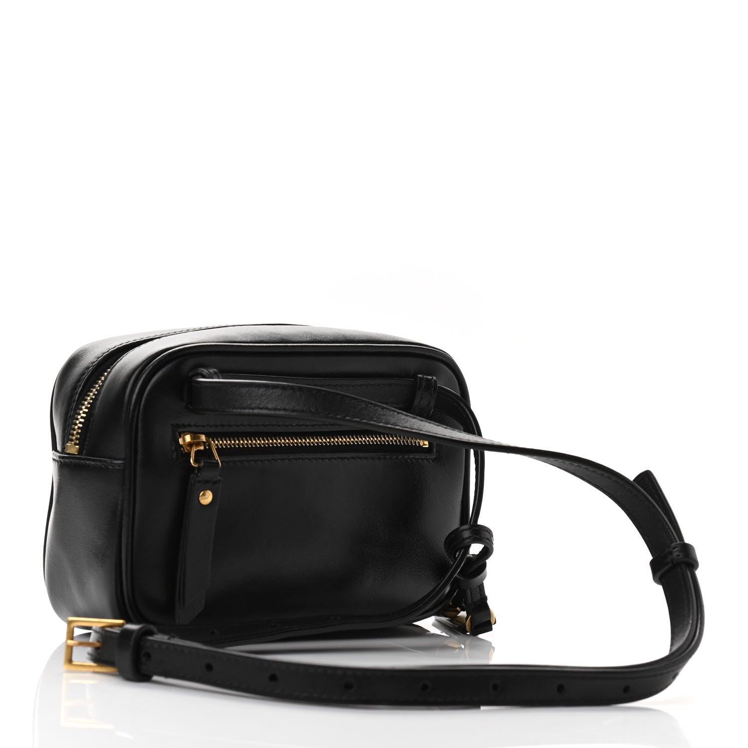 Saint Laurent Calfskin Matelasse Monogram Lou Belt Bag Black 3 of 10