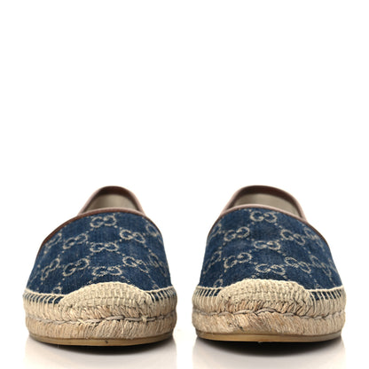 Gucci Denim GG Monogram Espadrilles 39.5 Blue Tea Cuir 2 of 8