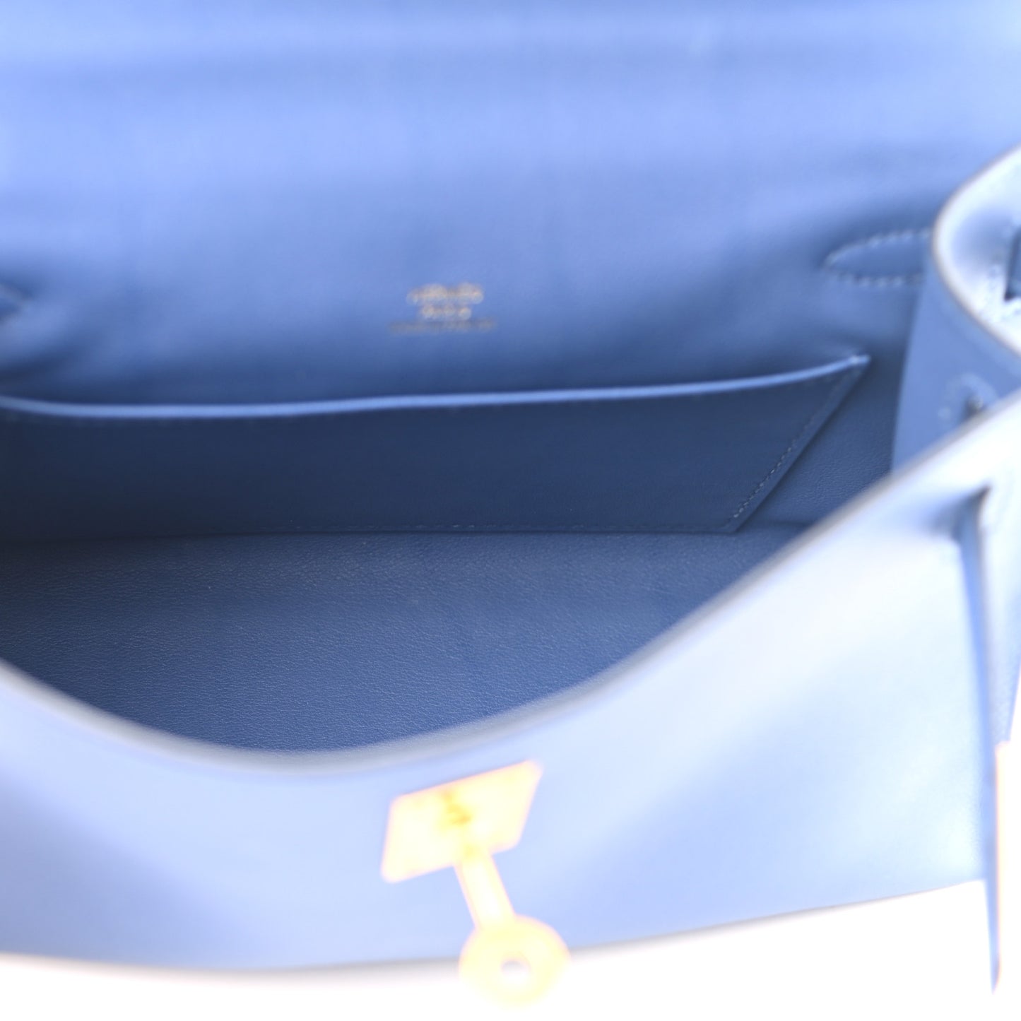 Swift Kelly Pochette Clutch Bleu Brighton