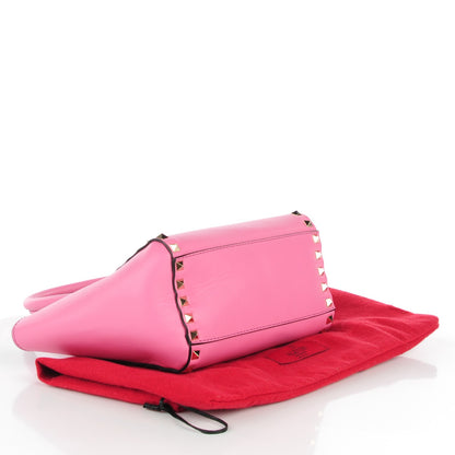 Valentino Garavani Vitello Mini Rockstud Double Handle Tote Ninphea 4 of 7