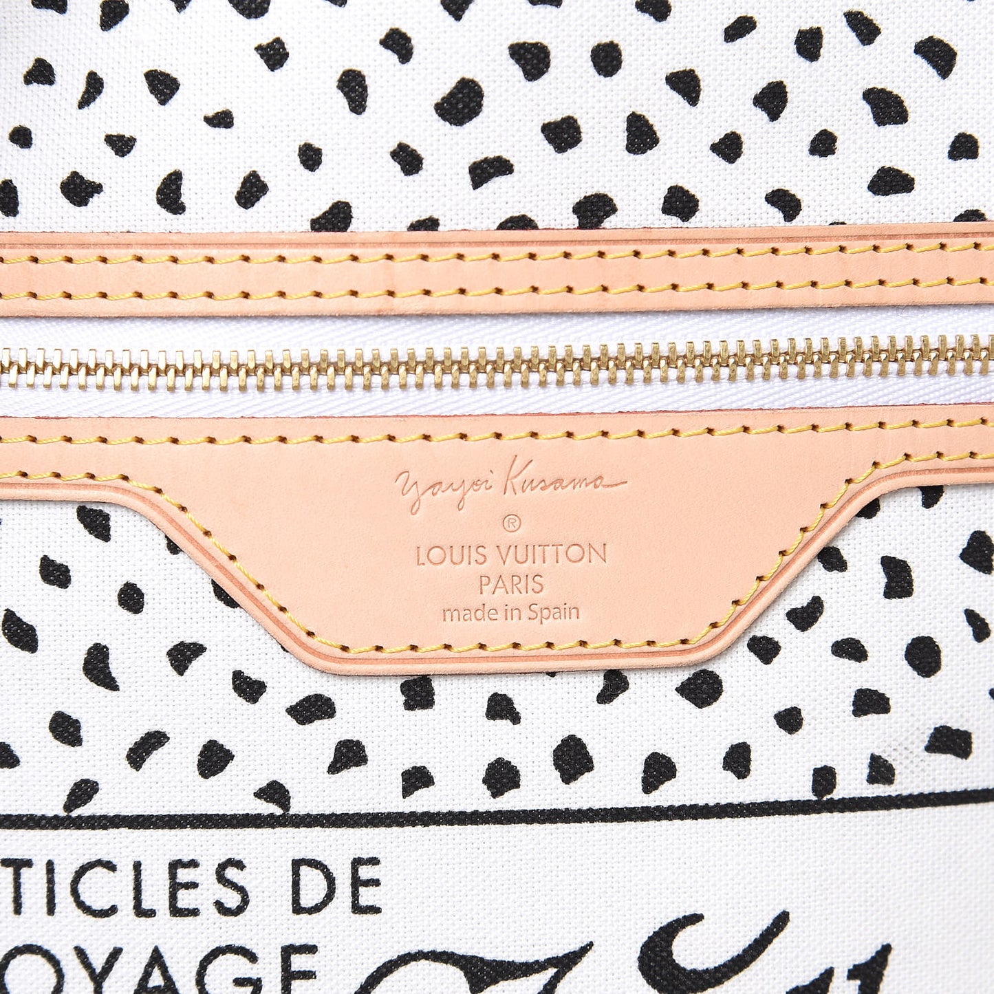 Monogram Kusama Waves Neverfull MM White