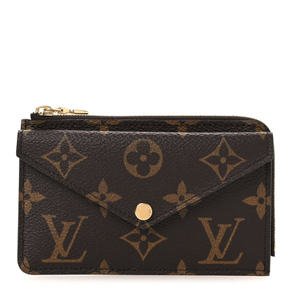 Louis Vuitton Monogram Recto Verso Card Holder Black 1 of 9