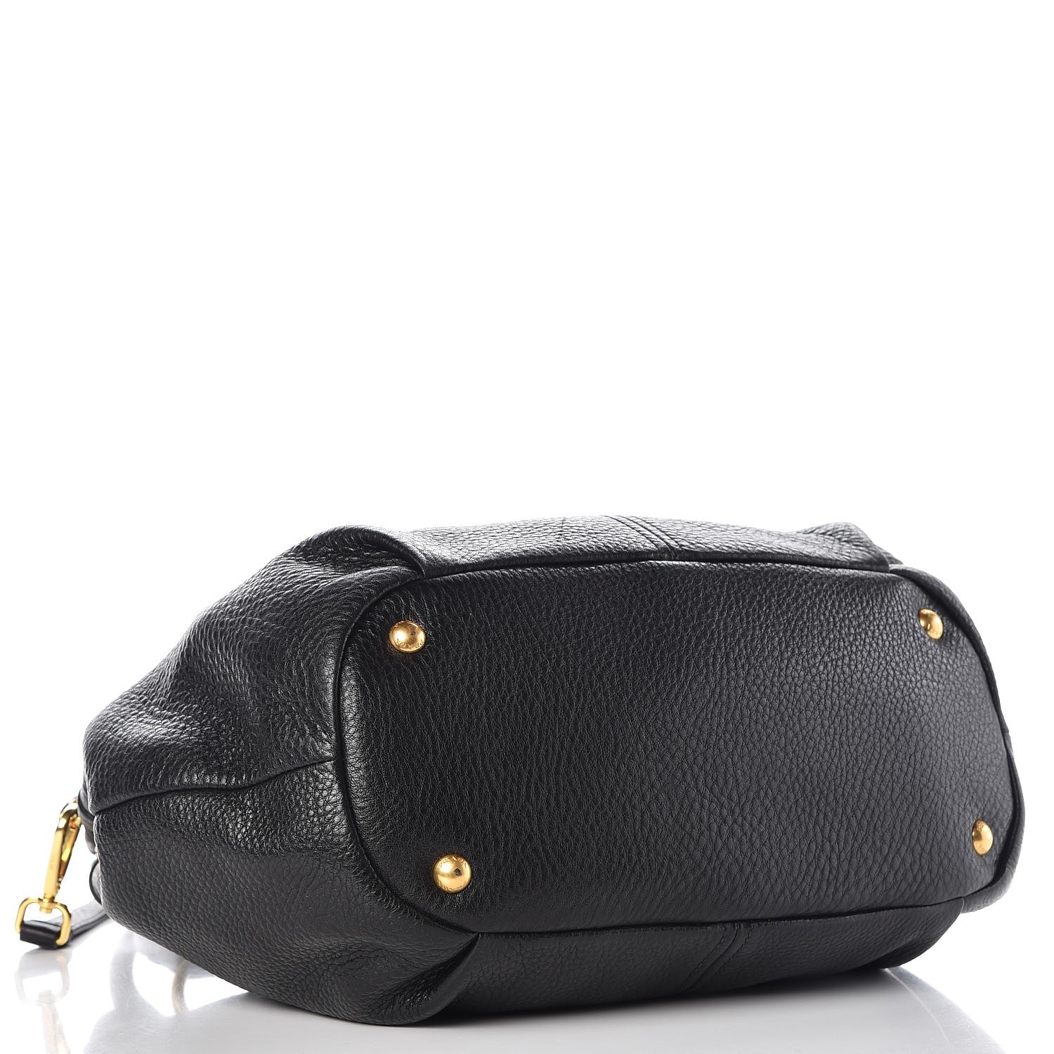 Prada Vitello Daino Shoulder Bag Black 4 of 7