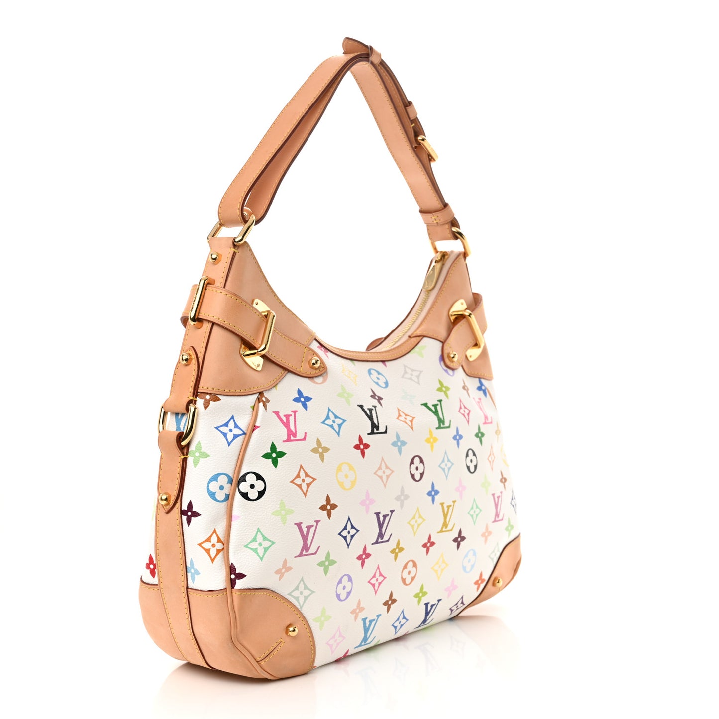 Monogram Multicolor Greta White