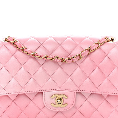Chanel Cloudy Pearly Goatskin Quilted Medium Double Flap Pink 8 of 11