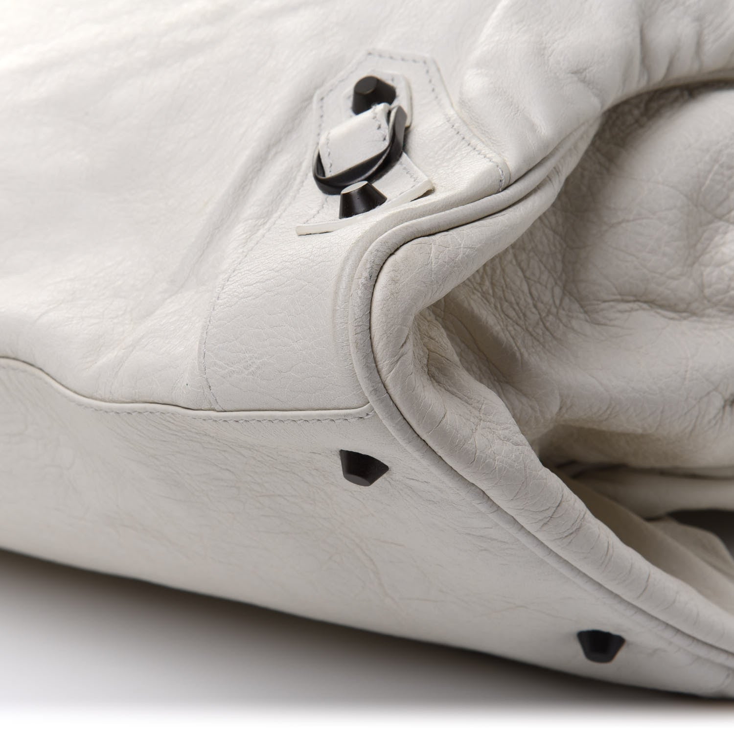 Balenciaga Agneau Classic Hardware Mid Day White 9 of 13