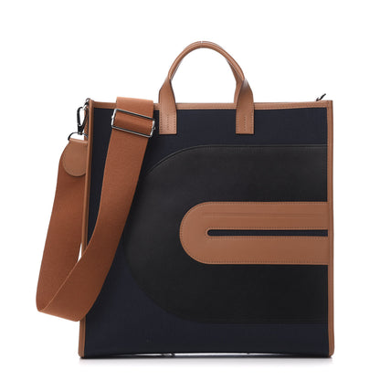 Hermes Toile Swift Record Bag 78 Bleu Marine 1 of 11