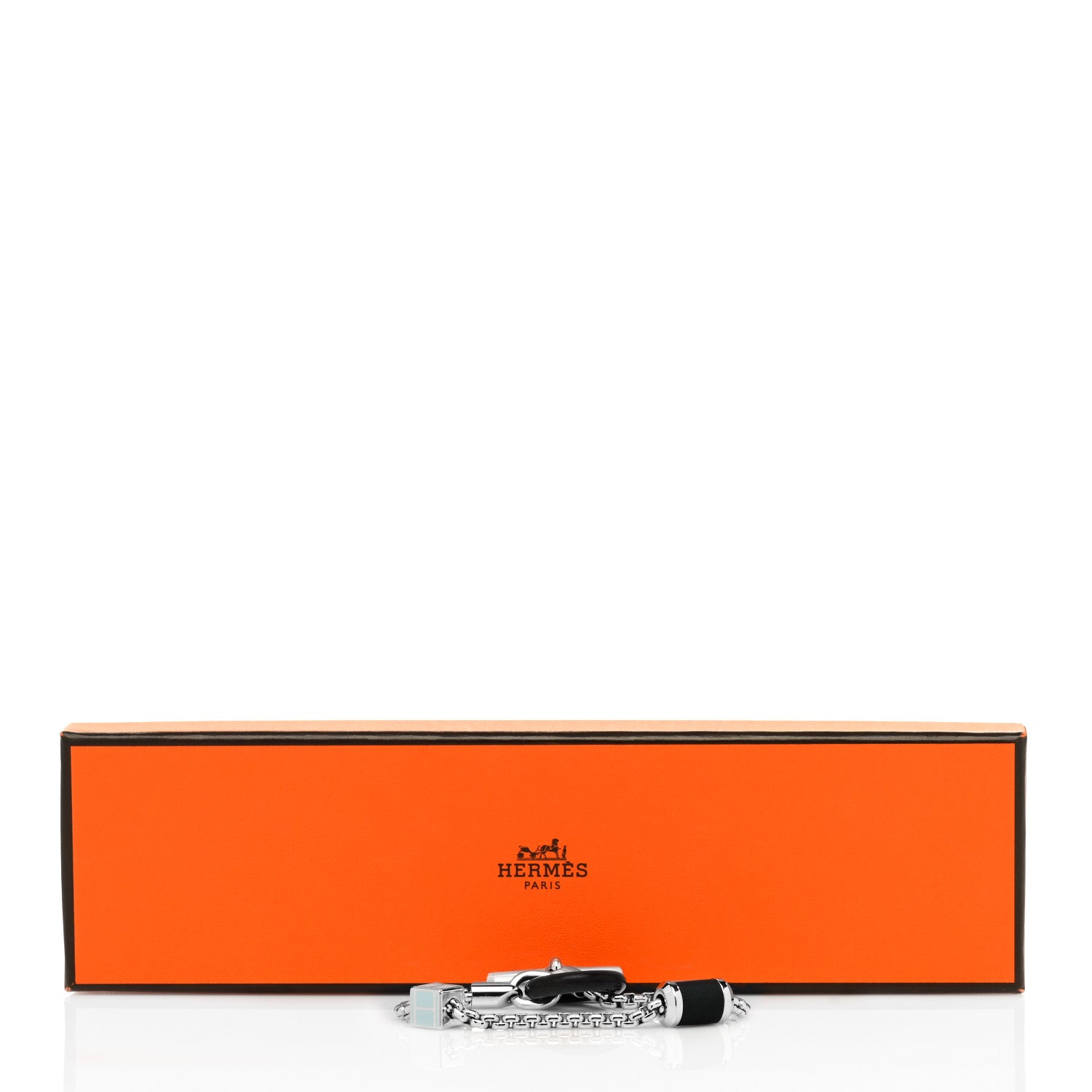 Hermes Palladium Swift Buffalo Horn Meli-Melo Bracelet 5 of 5