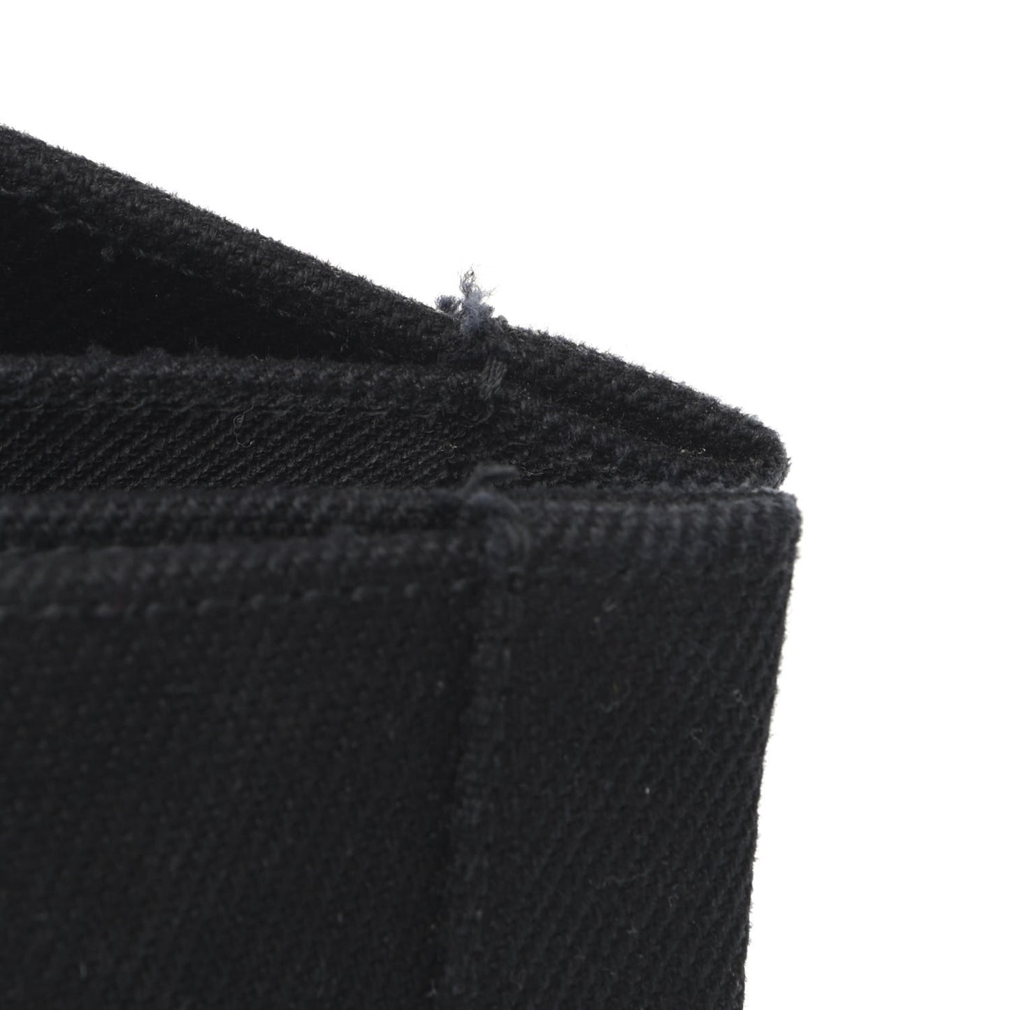Linen Calfskin Rive Gauche Tote Black