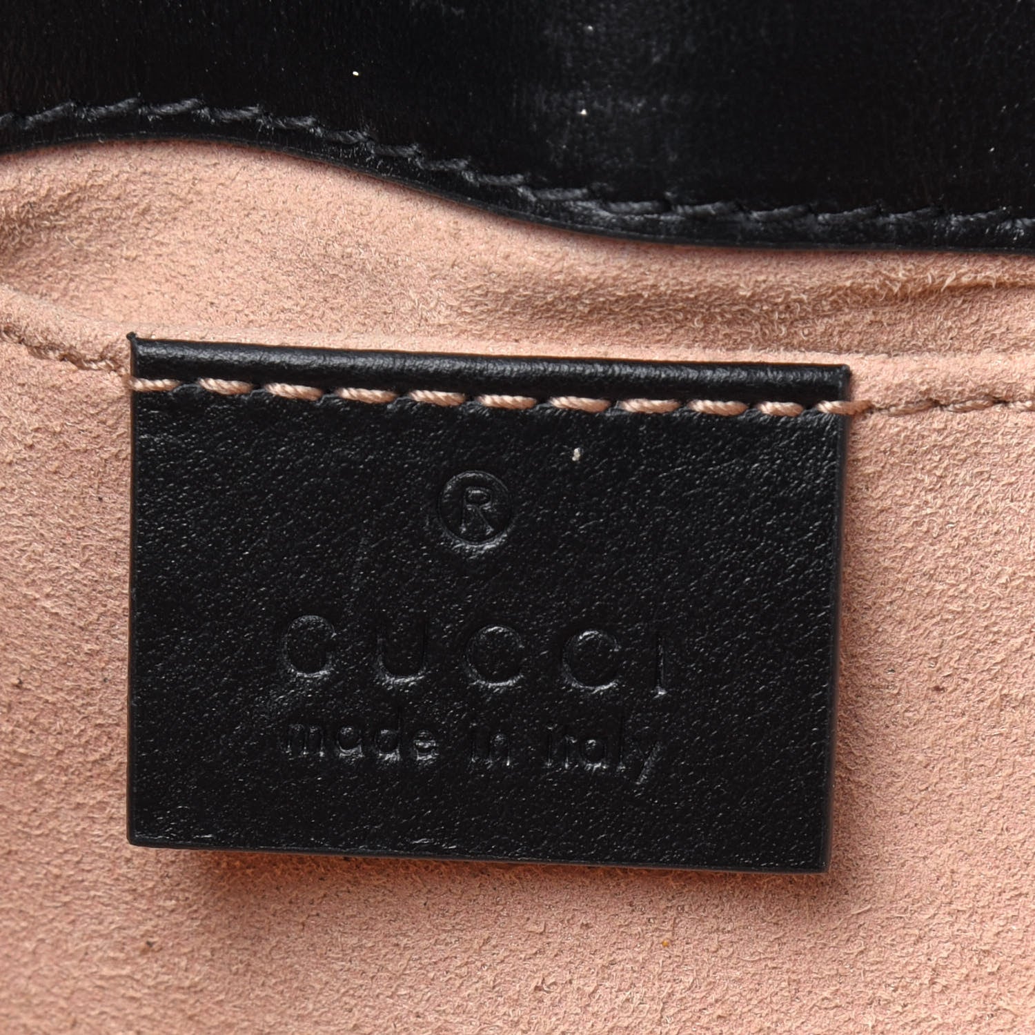 Gucci Calfskin Matelasse Mini GG Marmont Shoulder Bag Black 6 of 21