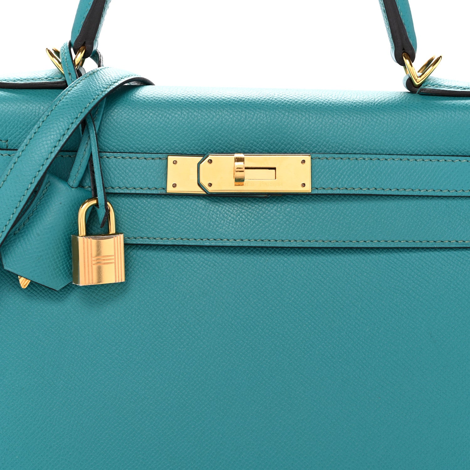 Hermes Epsom Horseshoe Kelly Sellier 28 Vert Verone 8 of 15
