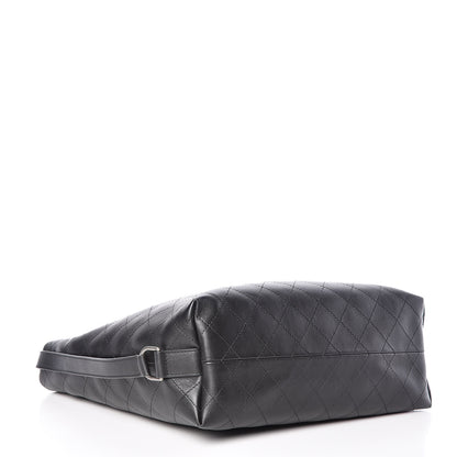 Chanel Calfskin Stitched Large Hobo Black 5 of 12