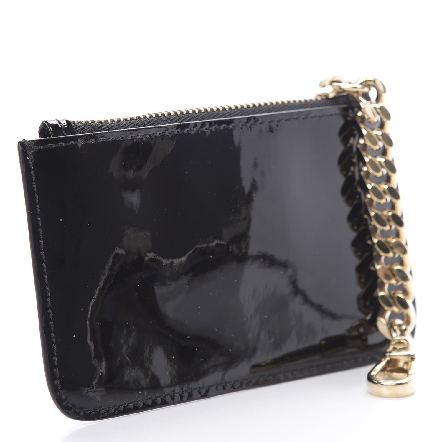 Versace Patent Medusa Coin Pouch Black 3 of 6