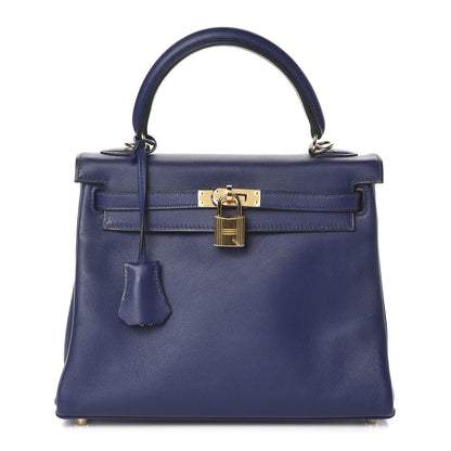 Hermes Swift Kelly Retourne 25 Bleu Saphir 1 of 39