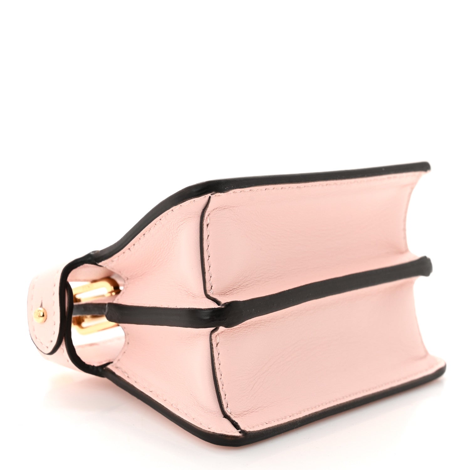 Fendi Shiny Nappa Nano Peekaboo Maxi Handle Satchel Rosa Confetto 4 of 11