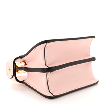 Fendi Shiny Nappa Nano Peekaboo Maxi Handle Satchel Rosa Confetto 4 of 11