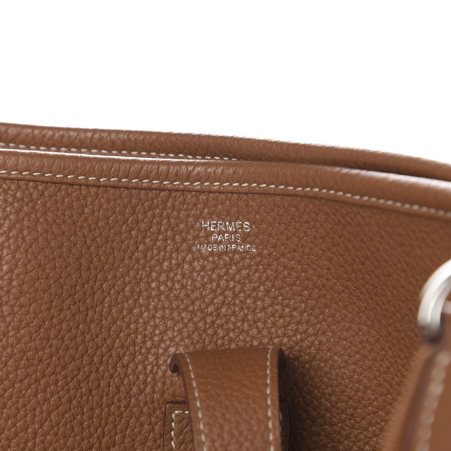 Hermes Taurillon Clemence Evelyne III GM Gold 6 of 11