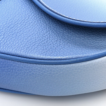 Christian Dior X DANIEL ARSHAM Grained Calfskin Gradient Saddle Bag Blue 10 of 13