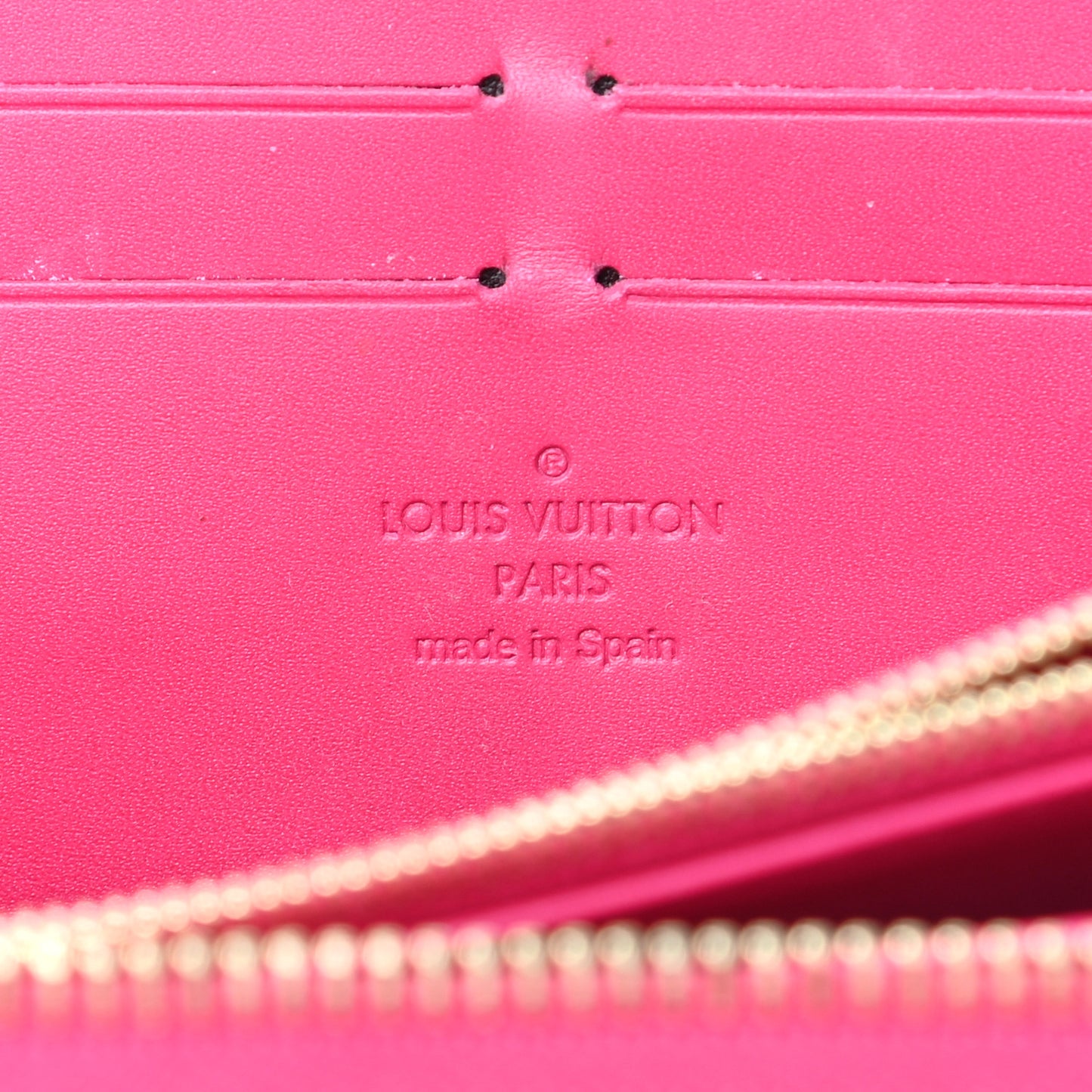 Vernis Ikat Zippy Wallet Rose Indien