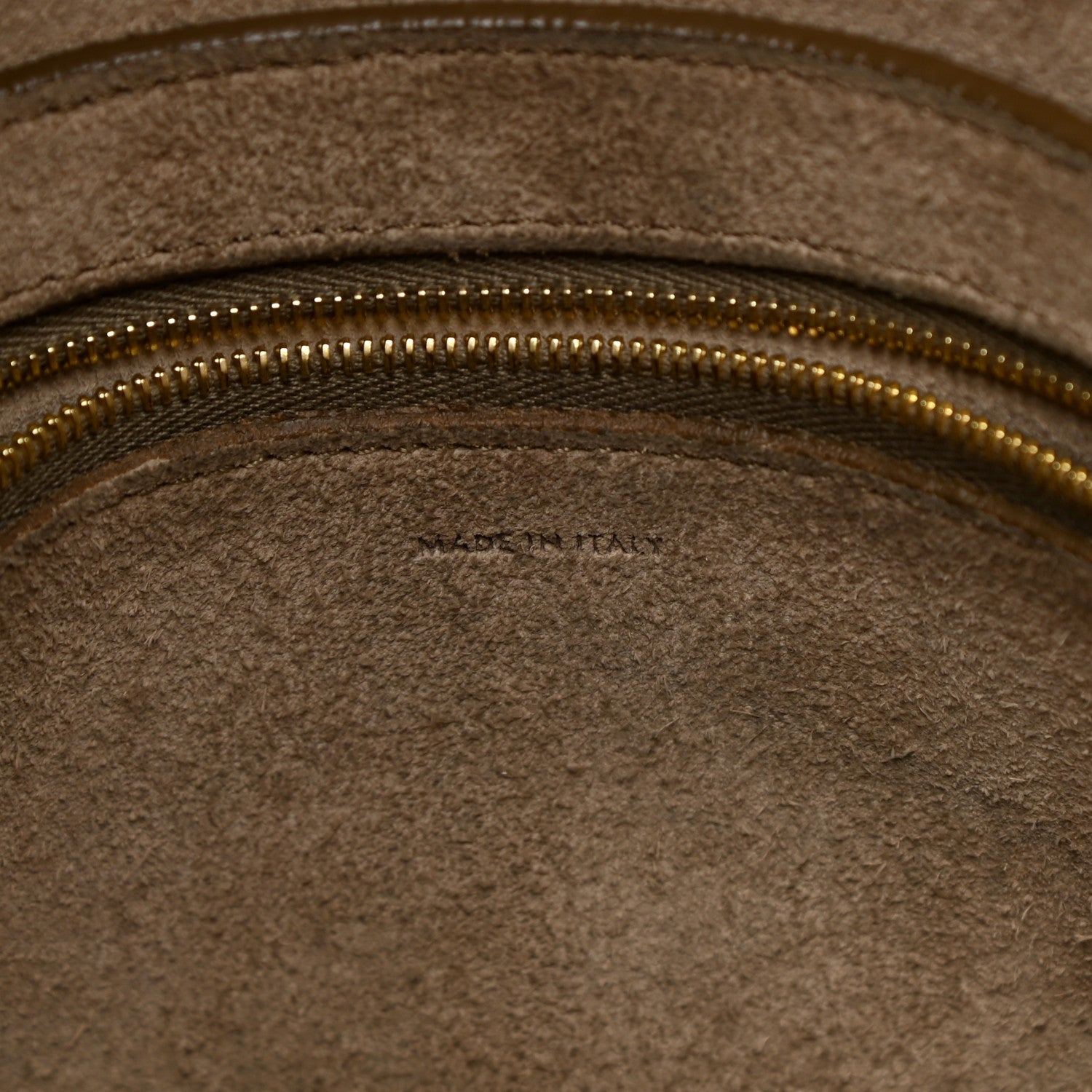 Celine Soft Grained Calfskin Sangle Bucket Bag Taupe 7 of 13