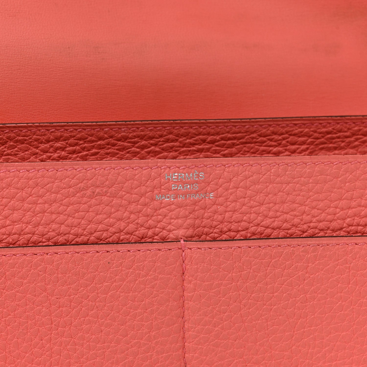 Hermes Togo Dogon Duo Wallet Rose Jaipur 7 of 10
