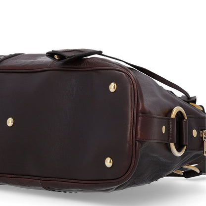 Saint Laurent Calfskin Large Muse Brown 10 of 10