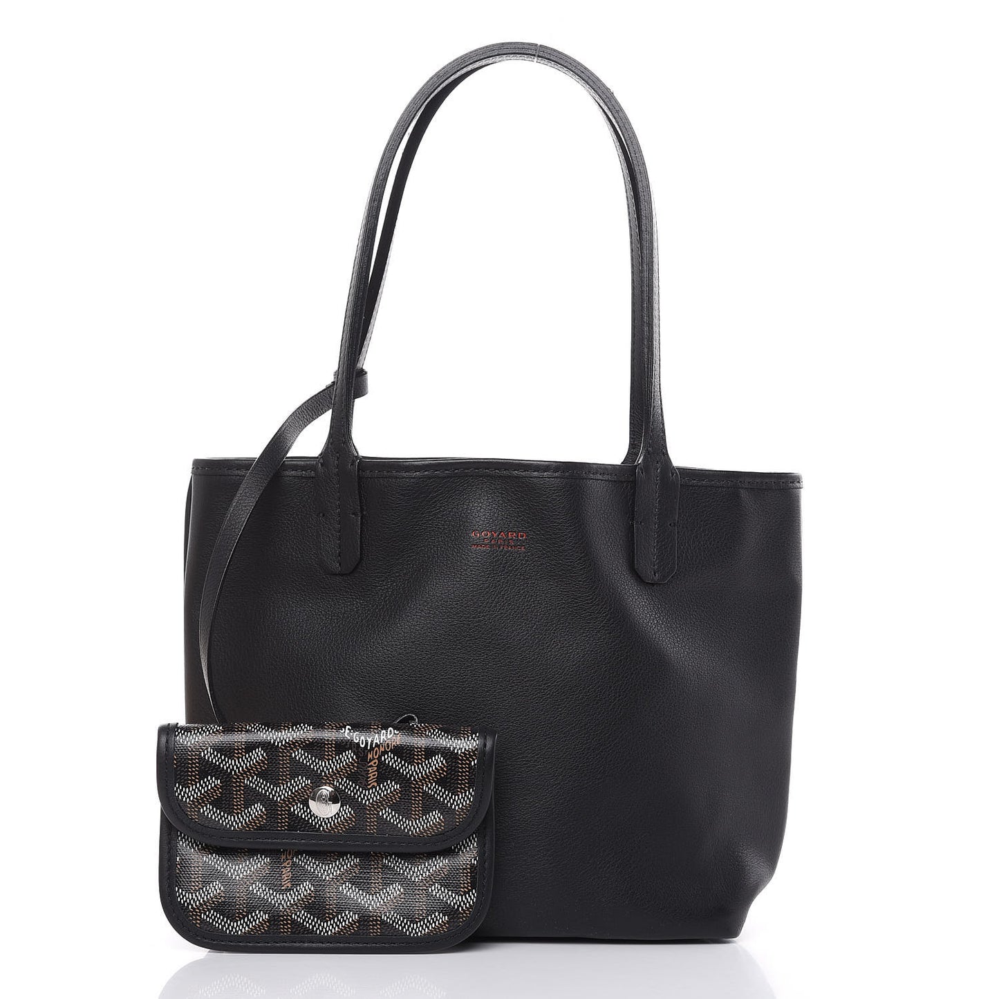 Goyardine Reversible Mini Anjou Black