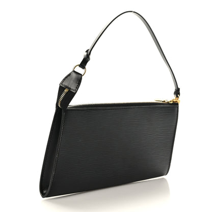Louis Vuitton Epi Pochette Accessories 24 Black 2 of 8
