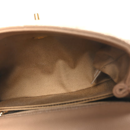 Chanel Caviar Lizard Embossed Quilted Mini Coco Handle Flap Beige 5 of 9