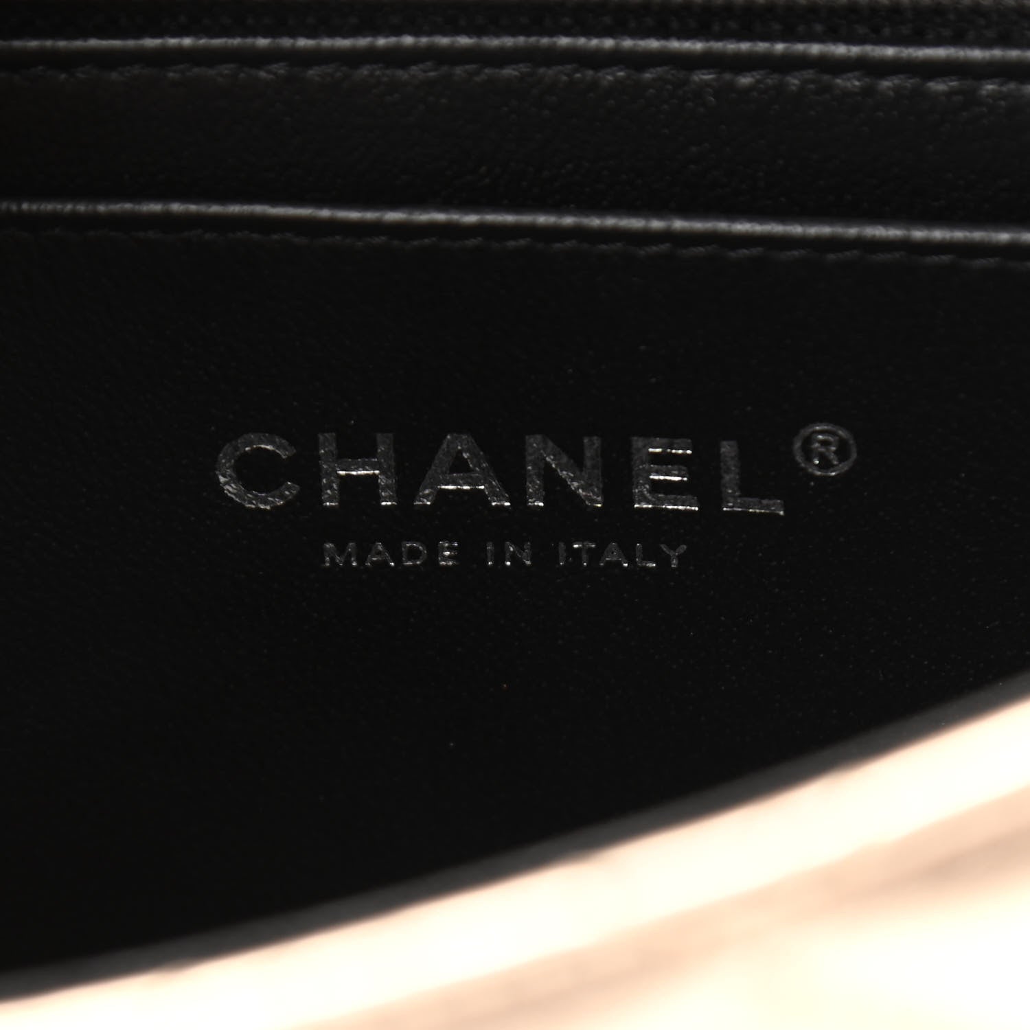 Chanel Metallic Lambskin Quilted Mini Square Flap Gold Black 6 of 11