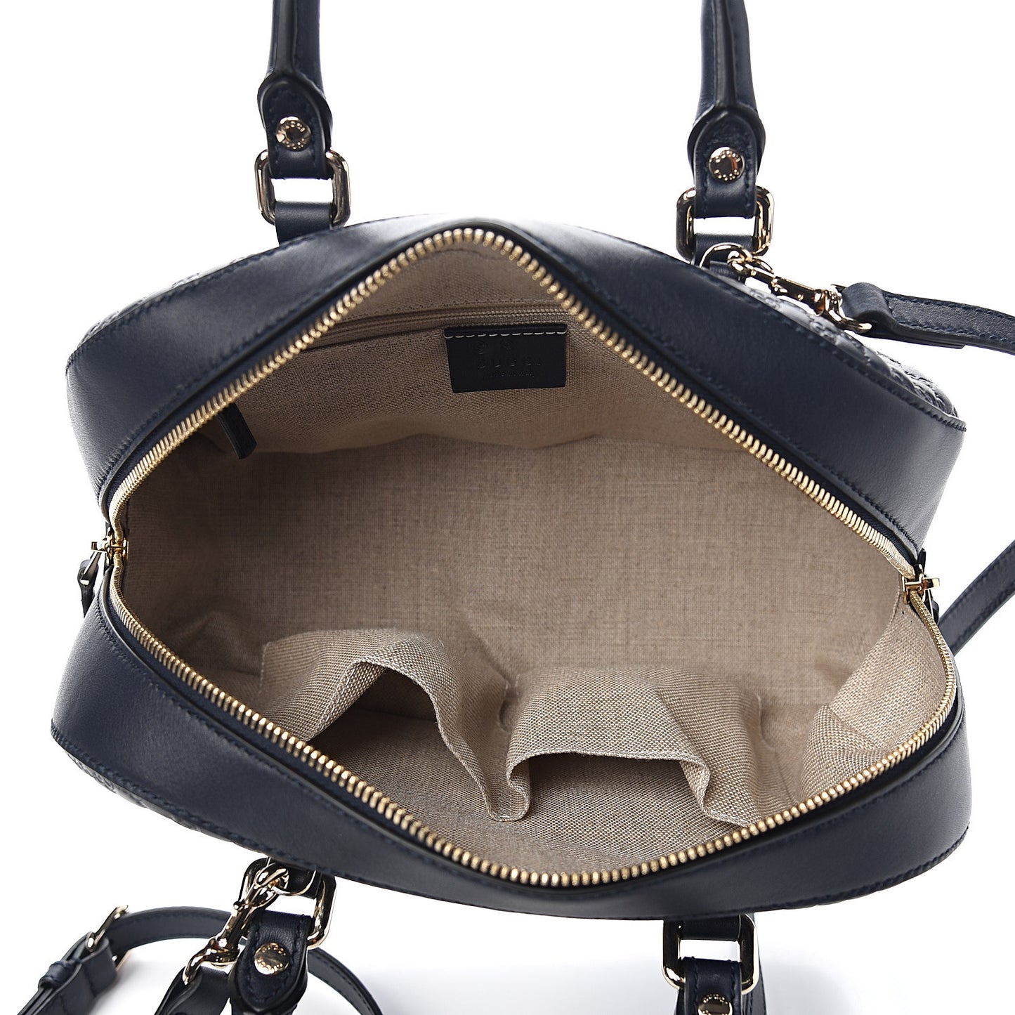Microguccissima Medium Crossbody Bag Blue