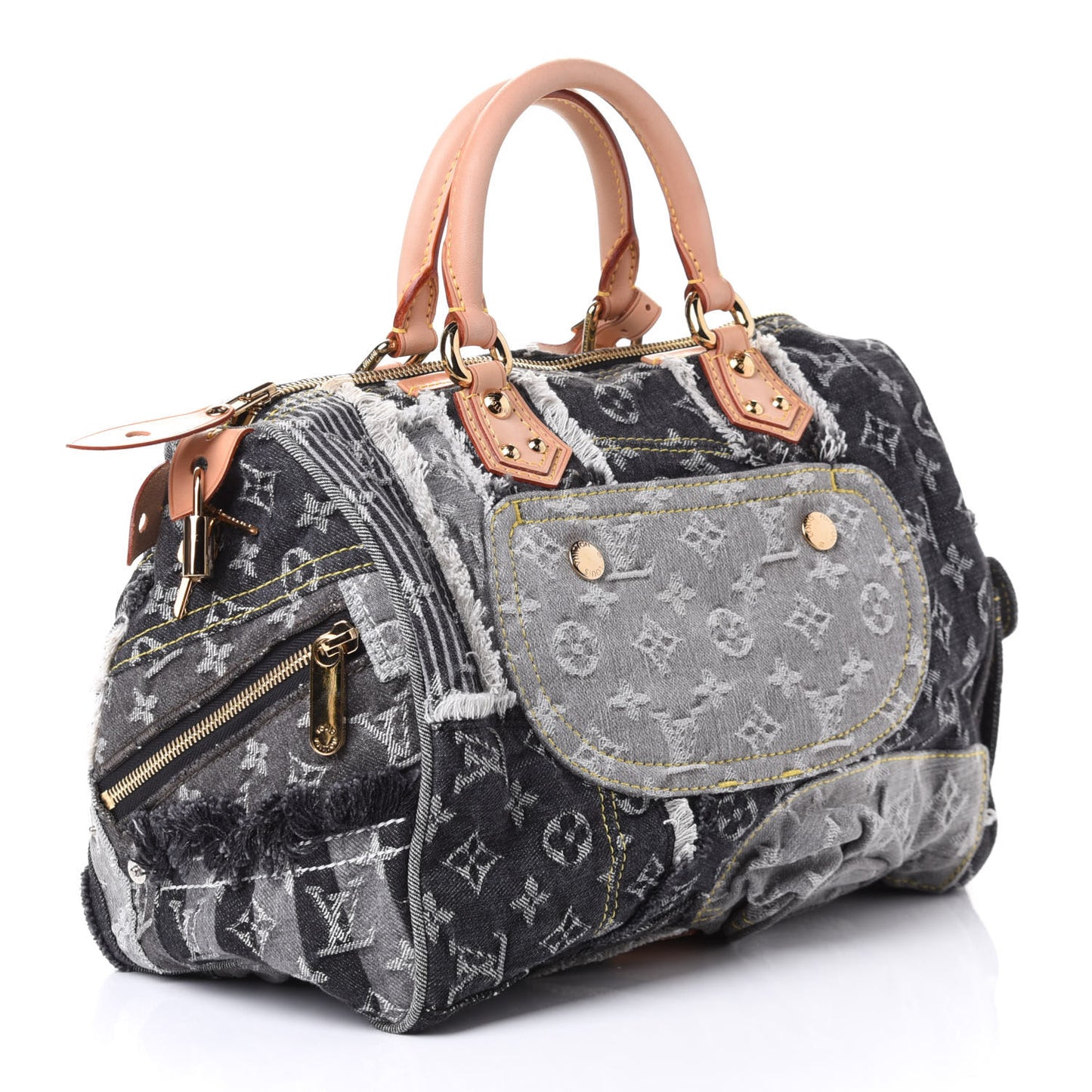 Denim Patchwork Speedy 30 Blue