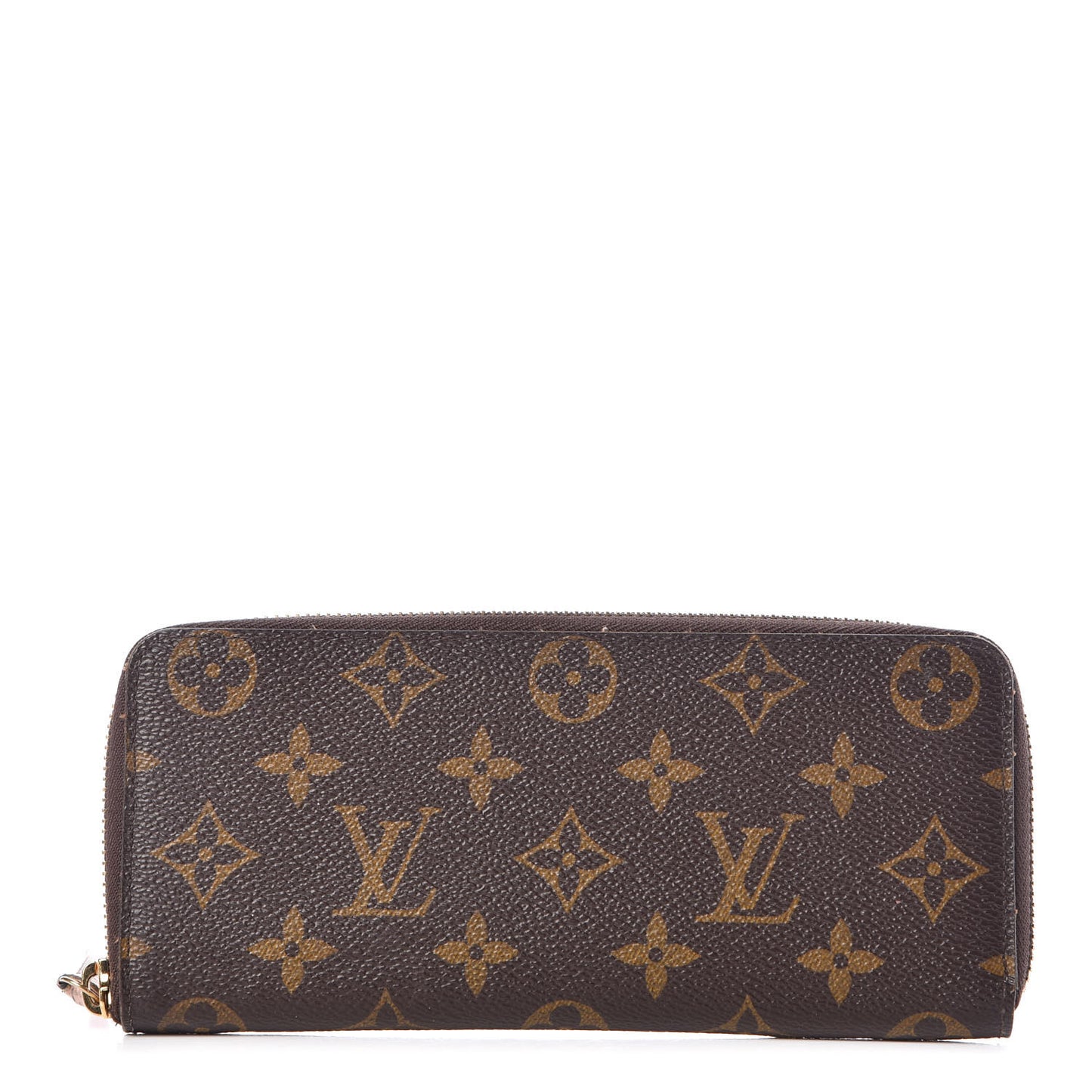 Monogram Clemence Wallet Rose Ballerine