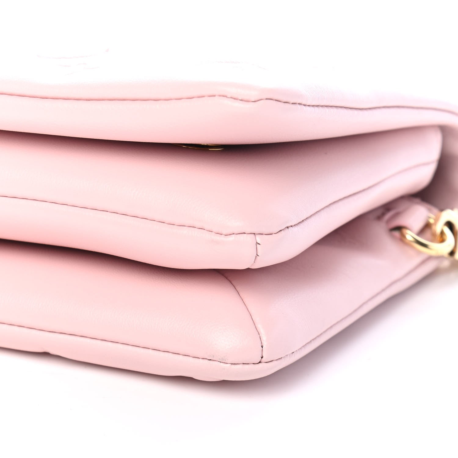 Louis Vuitton Lambskin Embossed Monogram Pochette Coussin Rose 8 of 10