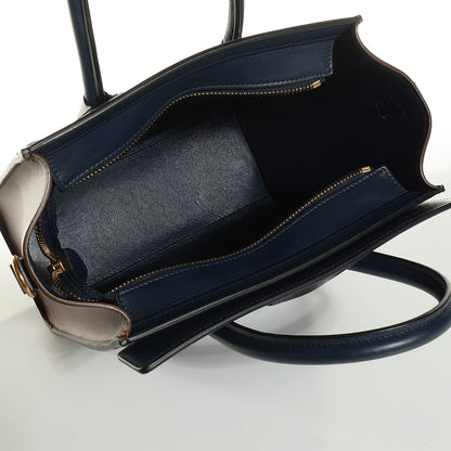 Celine Smooth Calfskin Nano Tri-Color Luggage Black 7 of 17