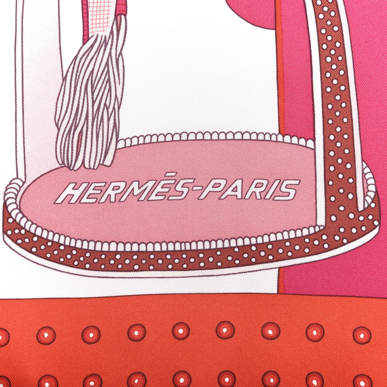 Hermes Silk Selle De Dignitaire Scarf 90 2 of 7