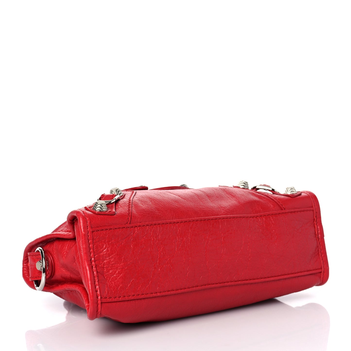 Agneau Giant 12 Silver Hardware Mini City Rouge Cardinal