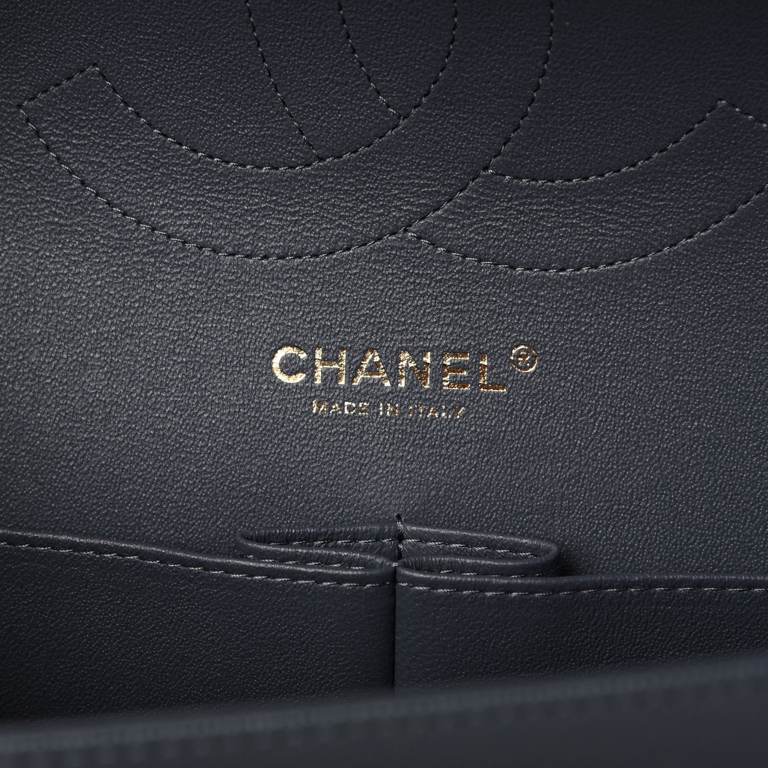 Chanel Caviar Quilted Jumbo Double Flap Dark Grey 8 of 10