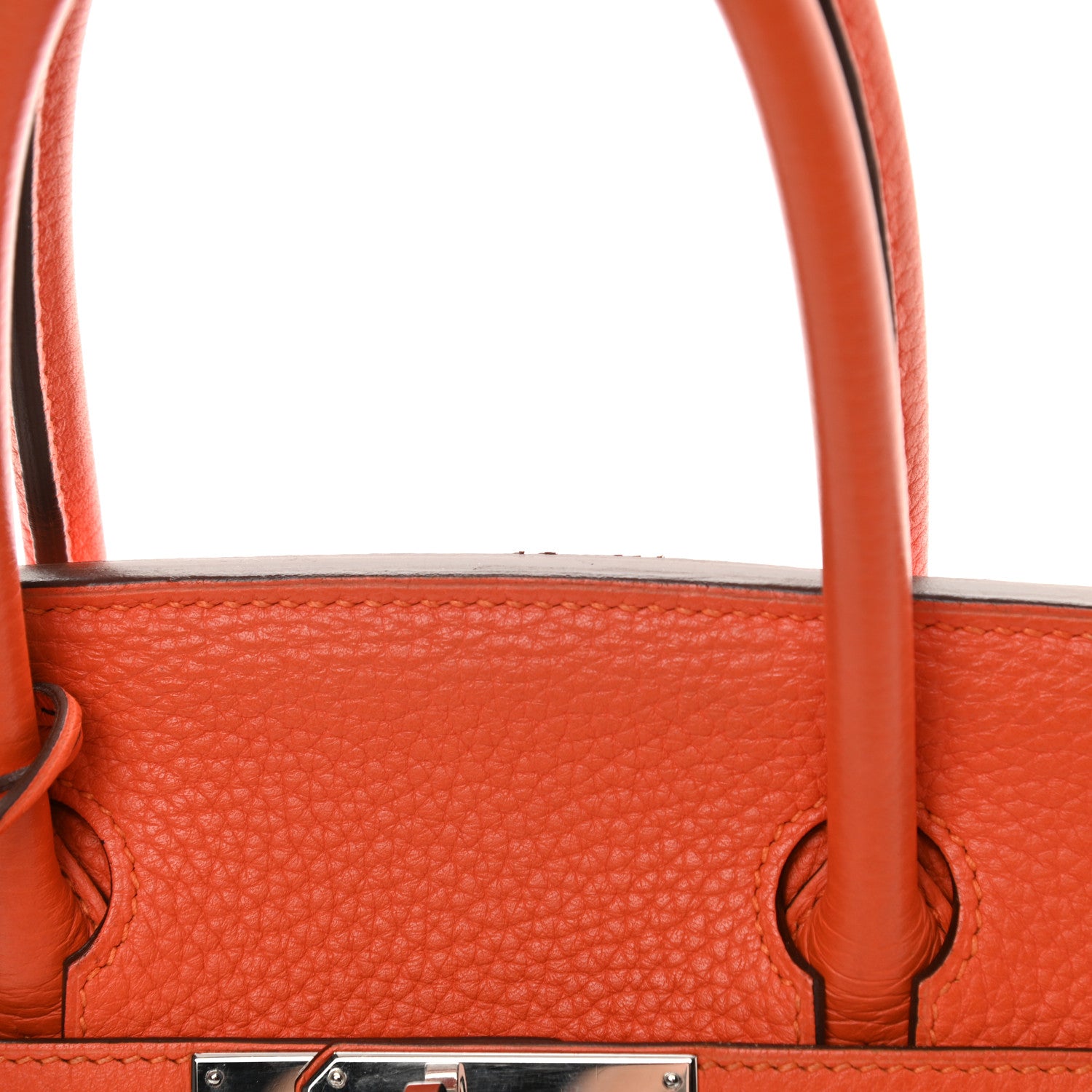 Hermes Taurillon Clemence Birkin 30 Feu 14 of 14