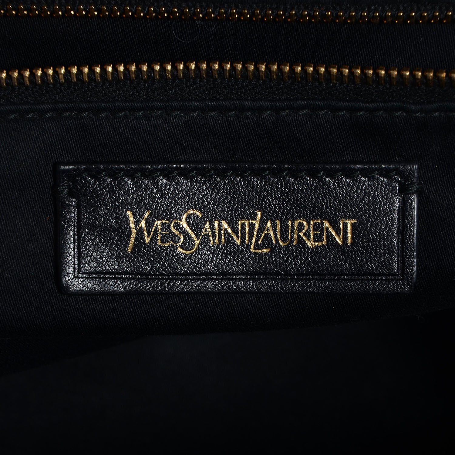 Saint Laurent Sheepskin Small Cabas ChYc Black 6 of 8
